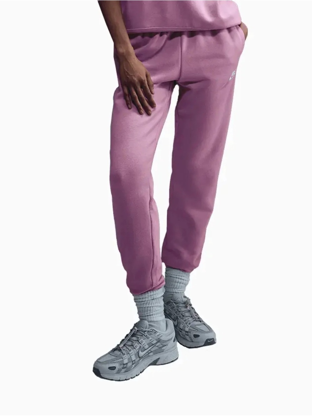 Nike Unisex Club Fleece Jogger Sweatpants Pink Purple Small